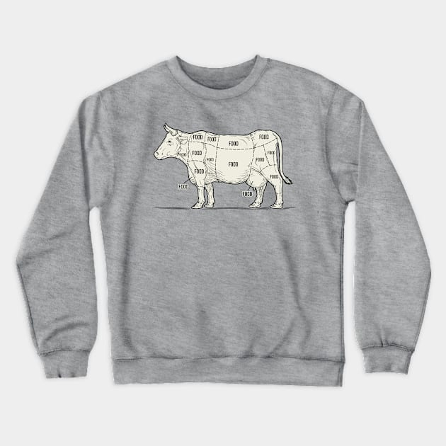 Food Food And Food Crewneck Sweatshirt by WMKDesign